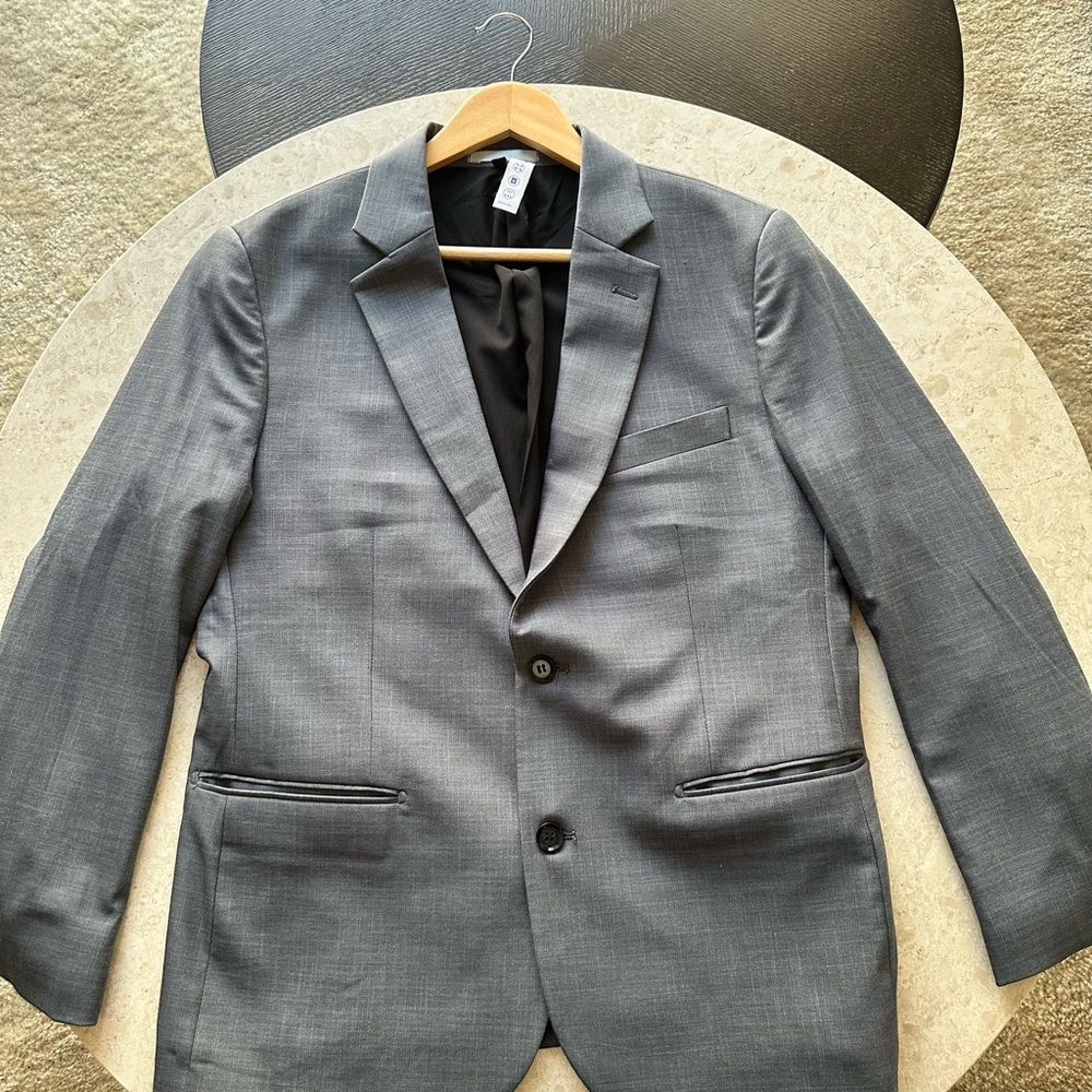 State and Liberty Charcoal Men's Suit Jacket
